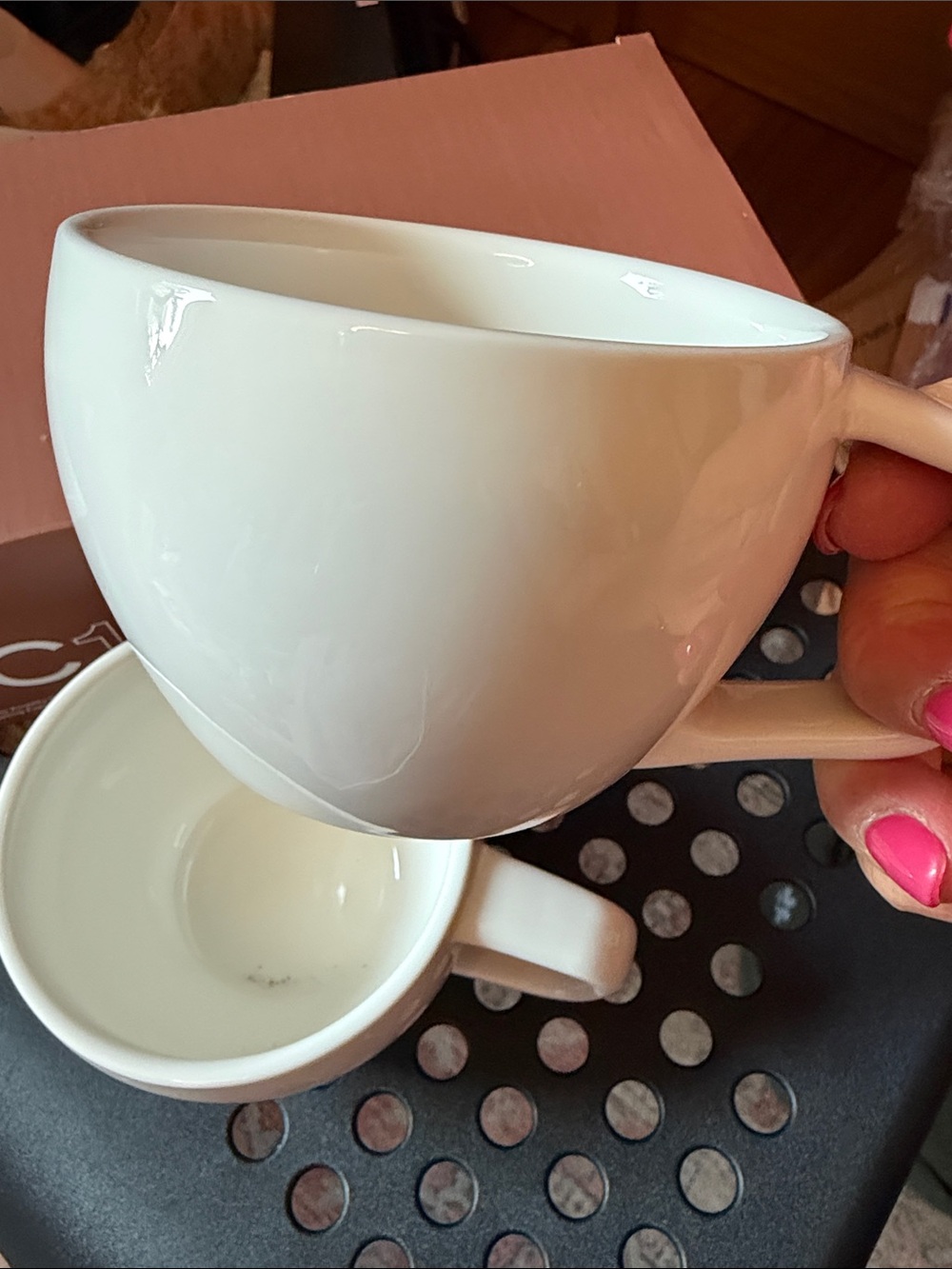 TC1 White Coffee Tasting Cups - Set of 2 - Picture 3 of 4